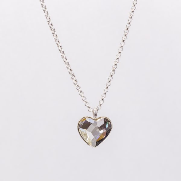 Ogrlica Heart w Crystals from Swarovski